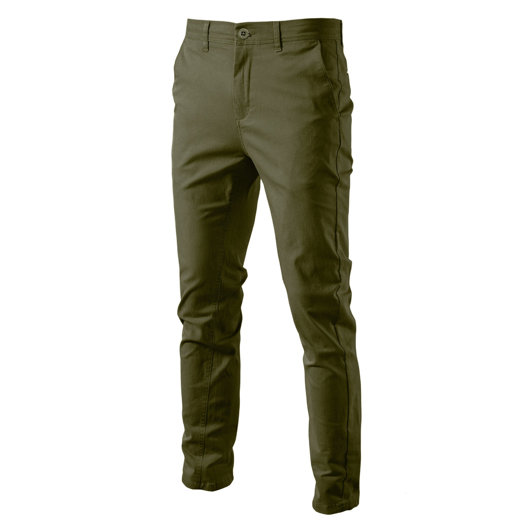 Herren Chinohose mit schmaler Passform und elastischem Bund Echoarchiv