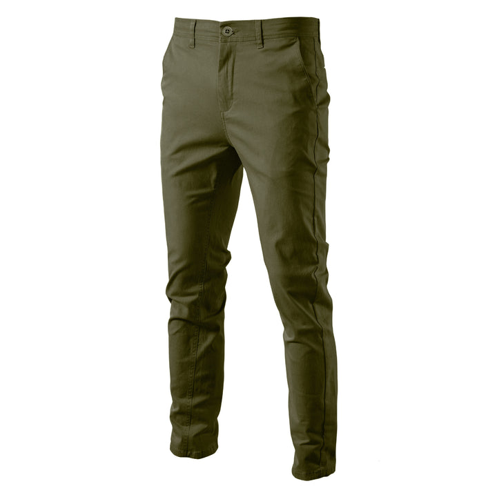 Herren Chinohose mit schmaler Passform und elastischem Bund Echoarchiv