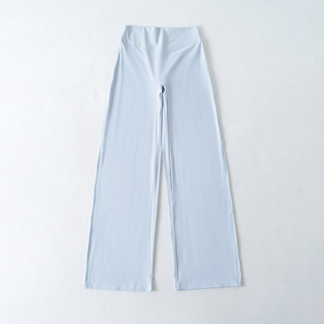 Damen Weite High Waist Loungehose aus Stretchjersey mit fließendem Schlag Echoarchiv