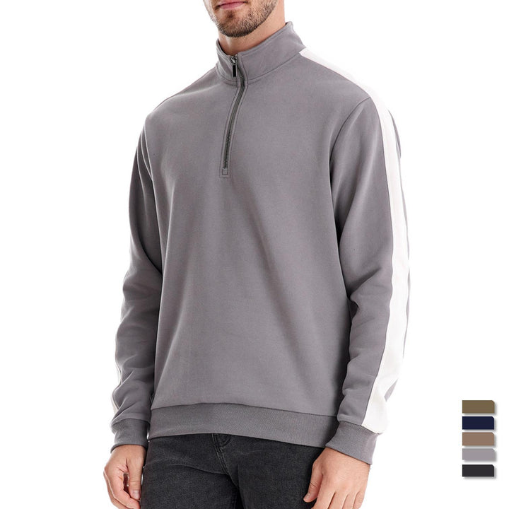 Herren Sportpullover mit Stehkragen Echoarchiv