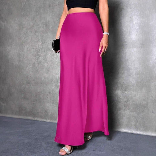 Damen Maxirock mit fließendem Schnitt und elegantem Fall Echo Archiv
