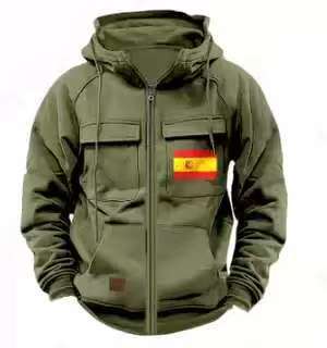 Herren funktionale Jacke mit mehreren Taschen Echoarchiv
