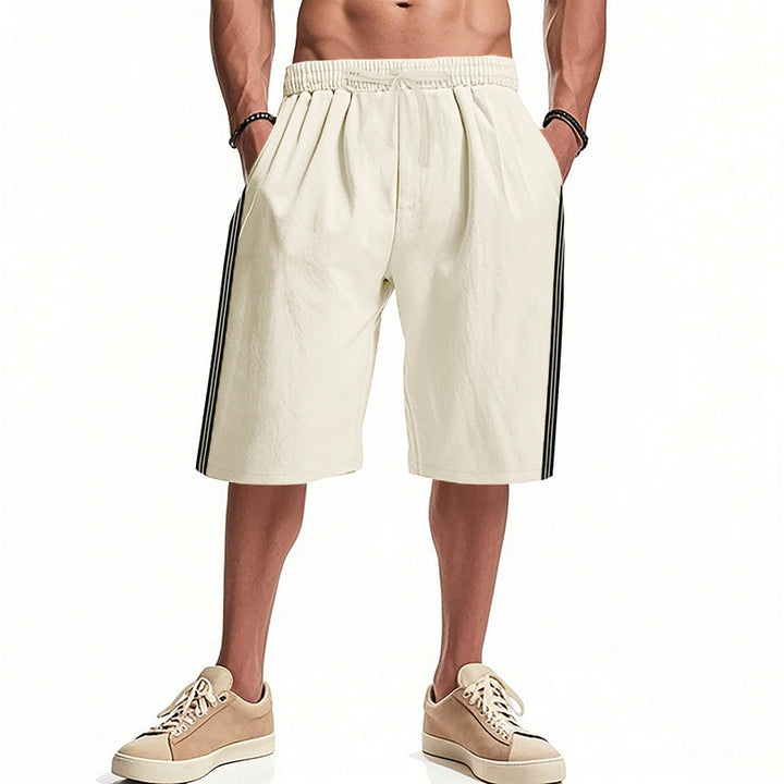 Herren lässige Sportshorts mit seitlichen Streifen Echoarchiv