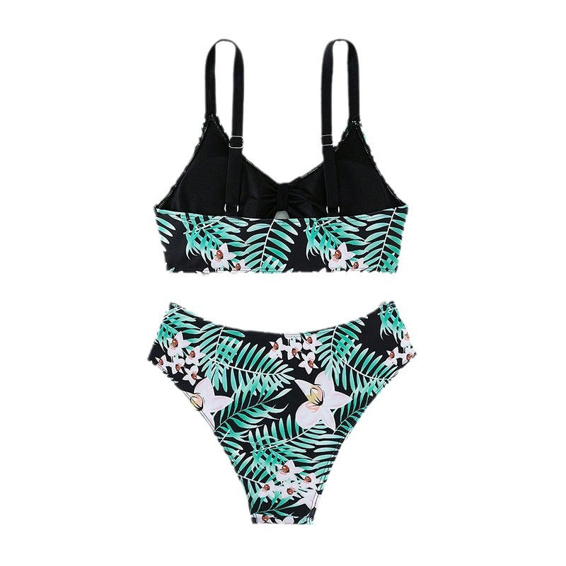 Damen Bikini-Set mit floralem Design und verstellbaren Trägern Echo Archiv