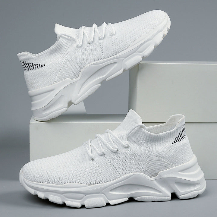 Unisex Strick-Sockensneaker mit atmungsaktiver Maschenoberfläche und markanter Plateau-Laufsohle – Norré