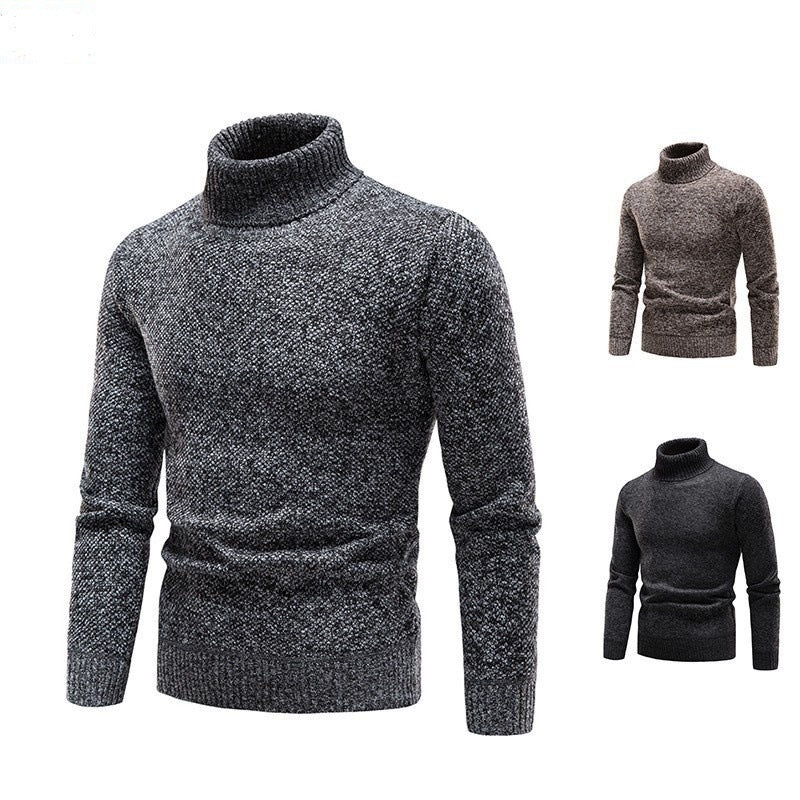 Herren Rollkragenpullover aus hochwertiger Wolle Echoarchiv