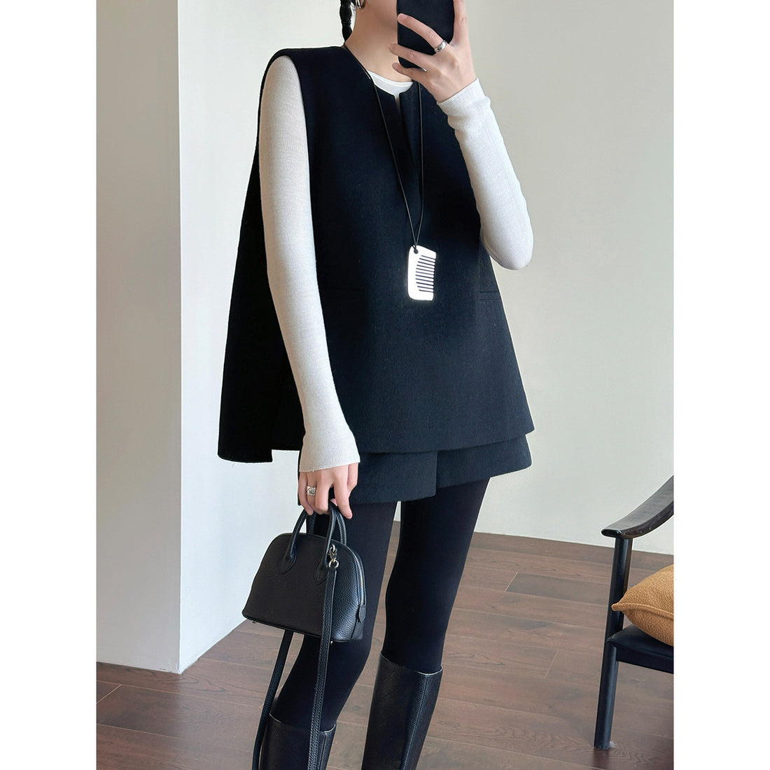 Damen Elegante Weste aus feinem Stoff Echoarchiv