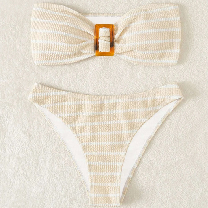 Damen Bandeau-Bikini-Set mit elegantem Schleifendetail Echo Archiv