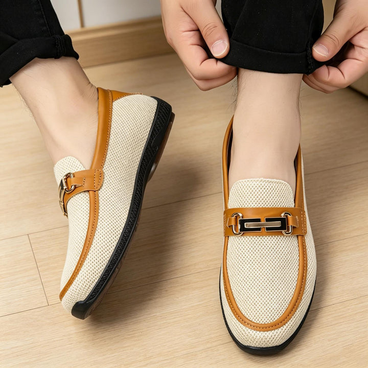 Herren Elegante Slip-On Mokassins Echoarchiv
