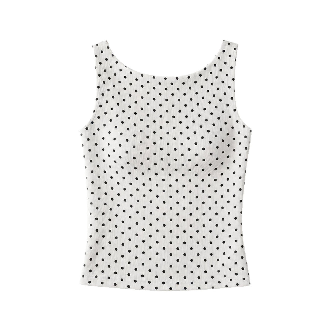 Damen Trägershirt mit verspieltem Polka-Dots-Muster Echo Archiv