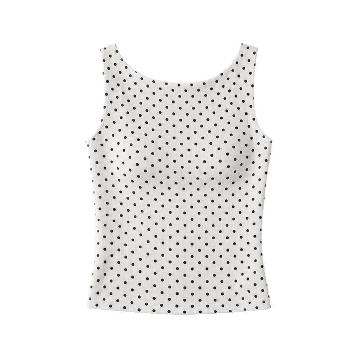 Damen Trägershirt mit verspieltem Polka-Dots-Muster Echo Archiv