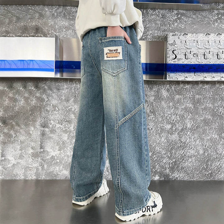 Jungen weite Denim-Hose mit einzigartigem Design Echo Archiv