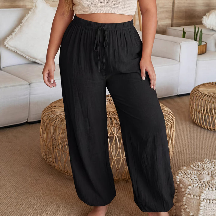 Damen luftige Freizeithose mit elastischem Bund Echo Archiv