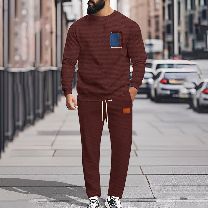 Herren Bequemer Freizeitanzug mit modischem Design und praktischen Taschen Echoarchiv