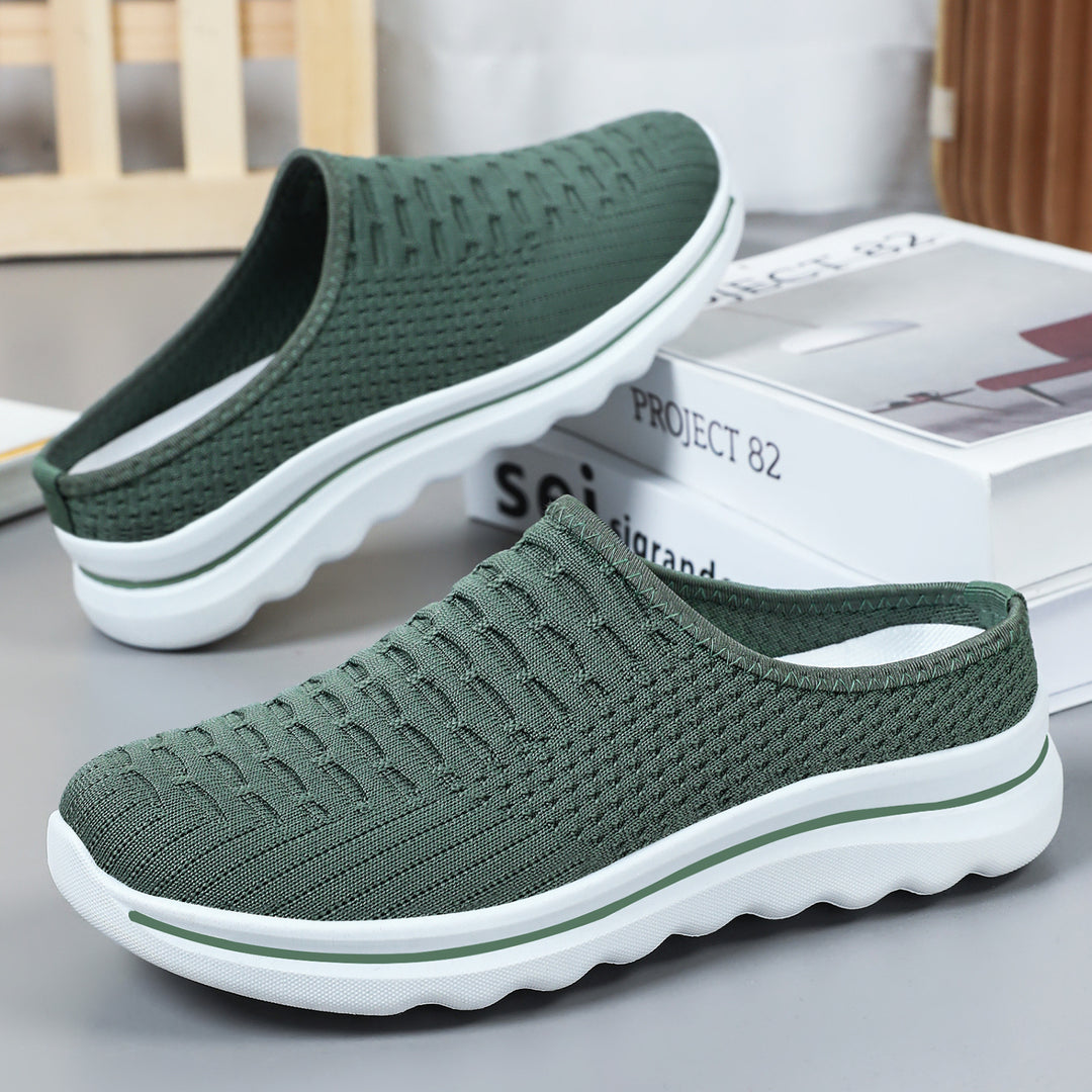 Damen nan nahtloser Komfort-Slipper mit gestricktem Obermaterial und dämpfender Profilsohle Echo Archiv
