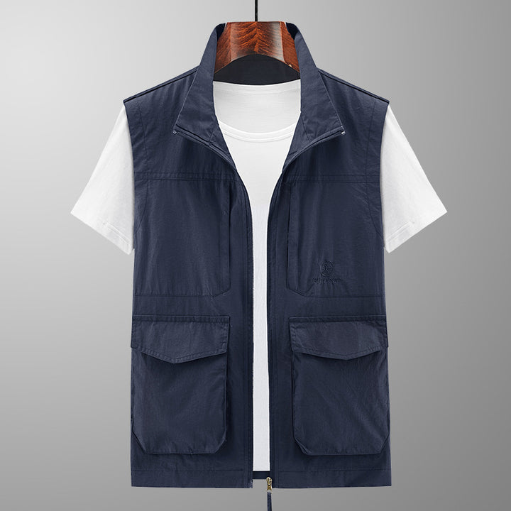 Herren Multifunktionale Outdoor-Weste mit praktischen Taschen Echo Archiv