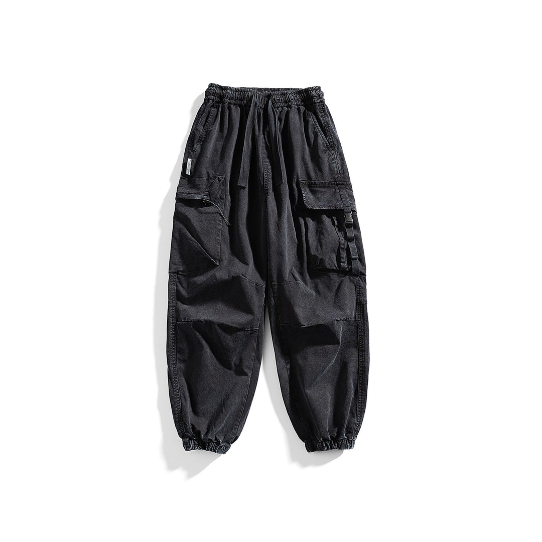 Herren Utility-Cargo-Jogger mit Gummibund, Mehrfachtaschen und Kordelzug Echo Archiv