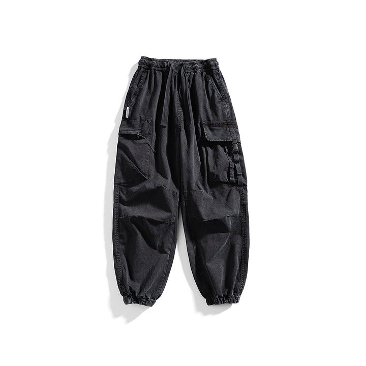 Herren Utility-Cargo-Jogger mit Gummibund, Mehrfachtaschen und Kordelzug Echo Archiv