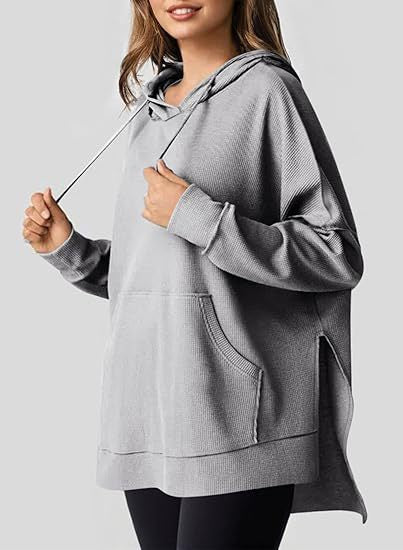 Damen Oversized Kapuzenpullover Echo Archiv