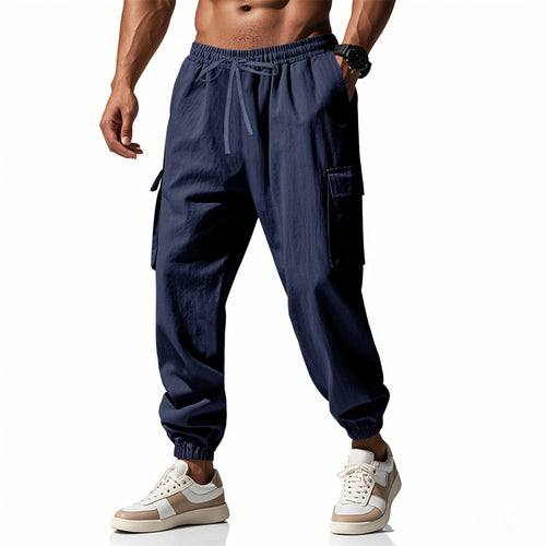 Herren Cargo-Hose mit elastischem Bund und praktischen Seitentaschen Echoarchiv