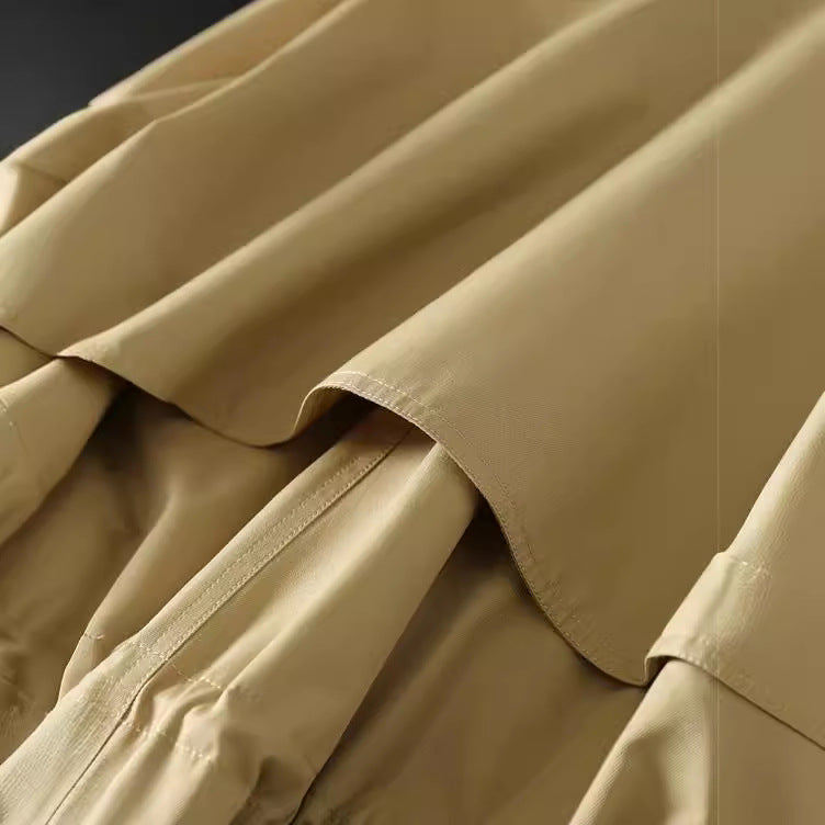 Damen Modische Jacke mit Stehkragen und Knopfleiste Echoarchiv
