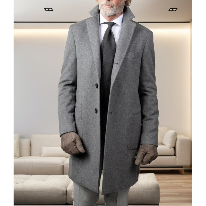 Herren modischer und eleganter Slim-Fit Mantel Echoarchiv