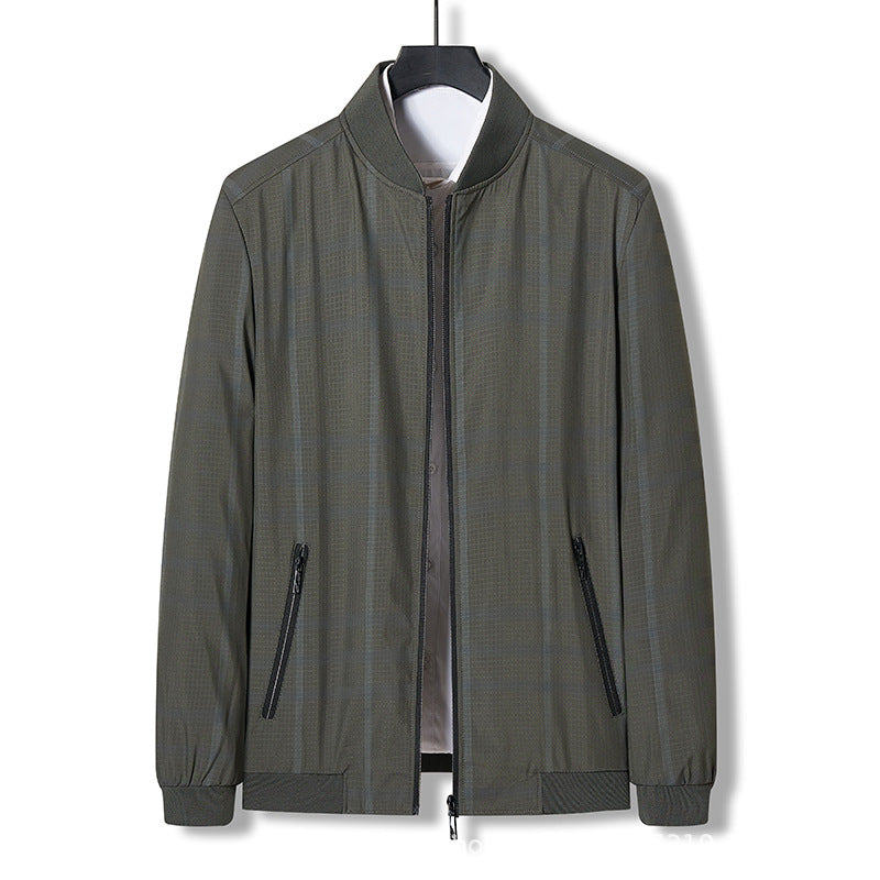 Herren sportliche Übergangsjacke mit modernen Einsätzen und vielseitigen Taschen Echoarchiv