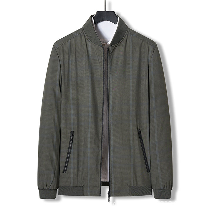 Herren sportliche Übergangsjacke mit modernen Einsätzen und vielseitigen Taschen Echoarchiv