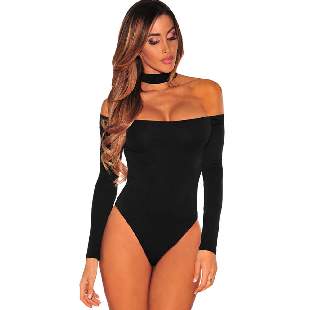 Damen Karierter Longsleeve-Body mit praktischer Rückenöffnung & Druckknopf-Slip – Bodéline