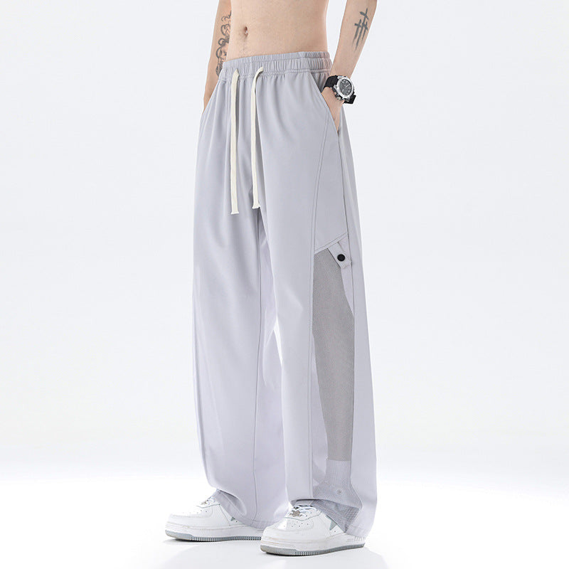 Herren Lässige Sporthose mit atmungsaktiven Einsätzen