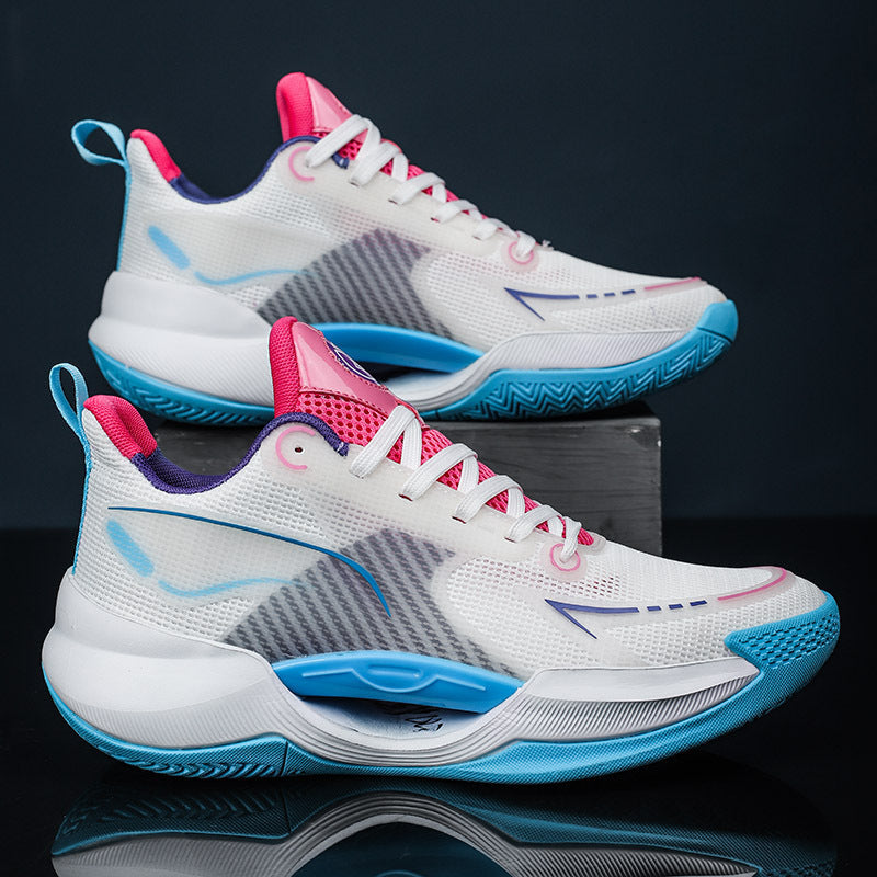 Herren niedriger Basketball-Sneaker mit stabilisierender TPU-Brücke und reaktiver EVA-Zwischensohle – Tavélo