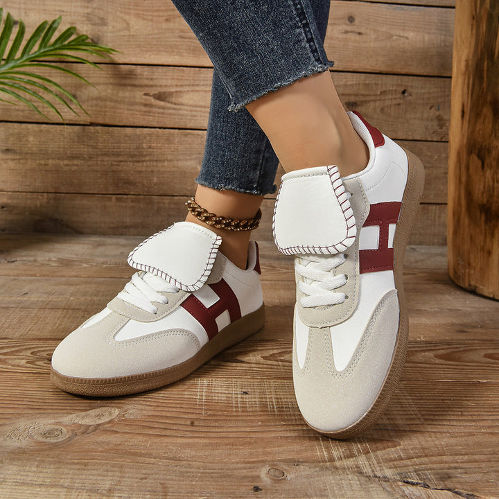 Damen Modische Sneakers mit eleganter Klappenakzent und rutschfester Sohle Echo Archiv