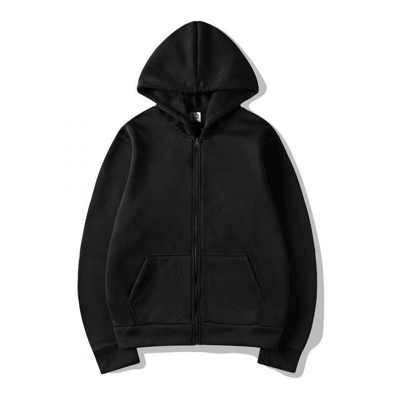 Damen Sportlicher Kapuzenpullover mit durchgehendem Reißverschluss und Tasche Echoarchiv