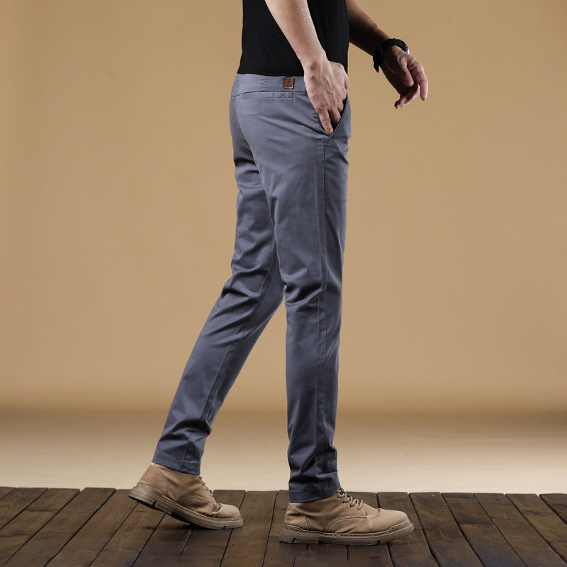 Herren Locker geschnittene Baumwoll-Chino mit Komfortbund und dezentem Stretch Echo Archiv
