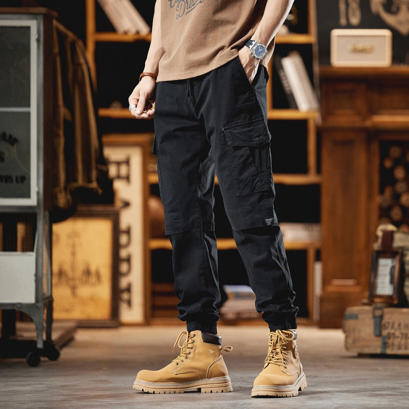 Herren Robuste Ripstop-Cargojogger mit ergonomischen Knieabnähern, Klett‑Klappen und verstellbarem Saum Echo Archiv