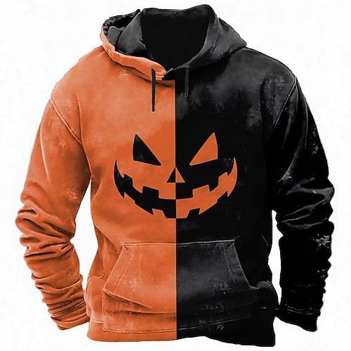 Herren Kapuzenpullover mit kreativem Halloween-Motiv Echoarchiv
