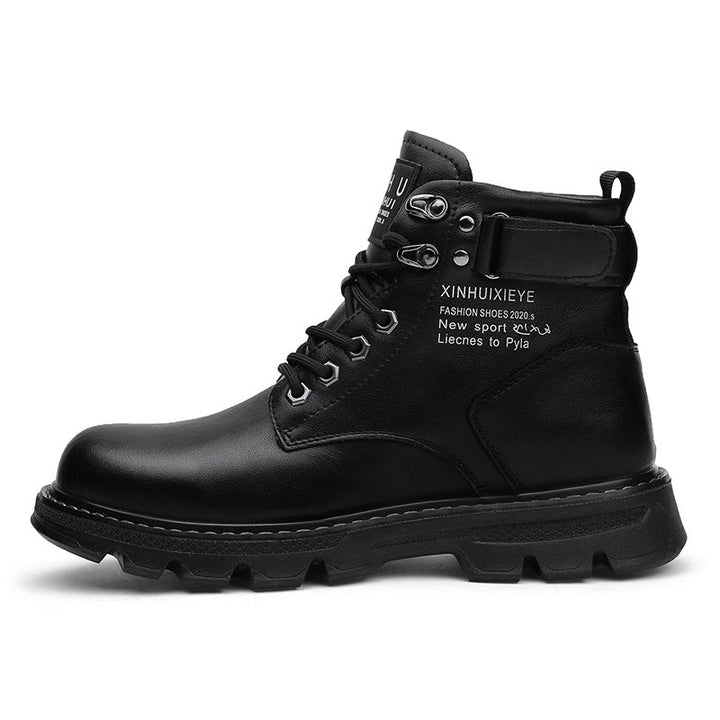 Herren robuste Schnürstiefel mit dämpfender Sohle Echoarchiv