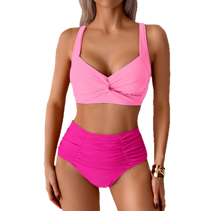 Damen Hochgeschnittener Bikini mit modischem Twist-Design Echo Archiv