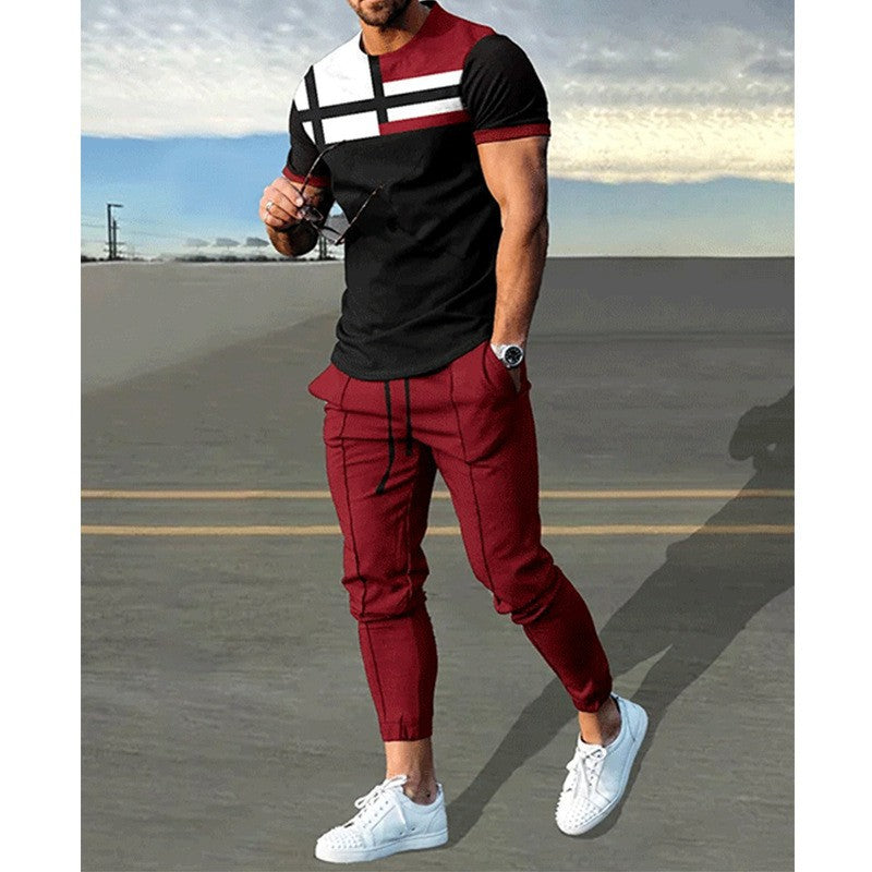 Herren Poloshirt mit modernem Farbblockdesign und lässiger Passform Echoarchiv