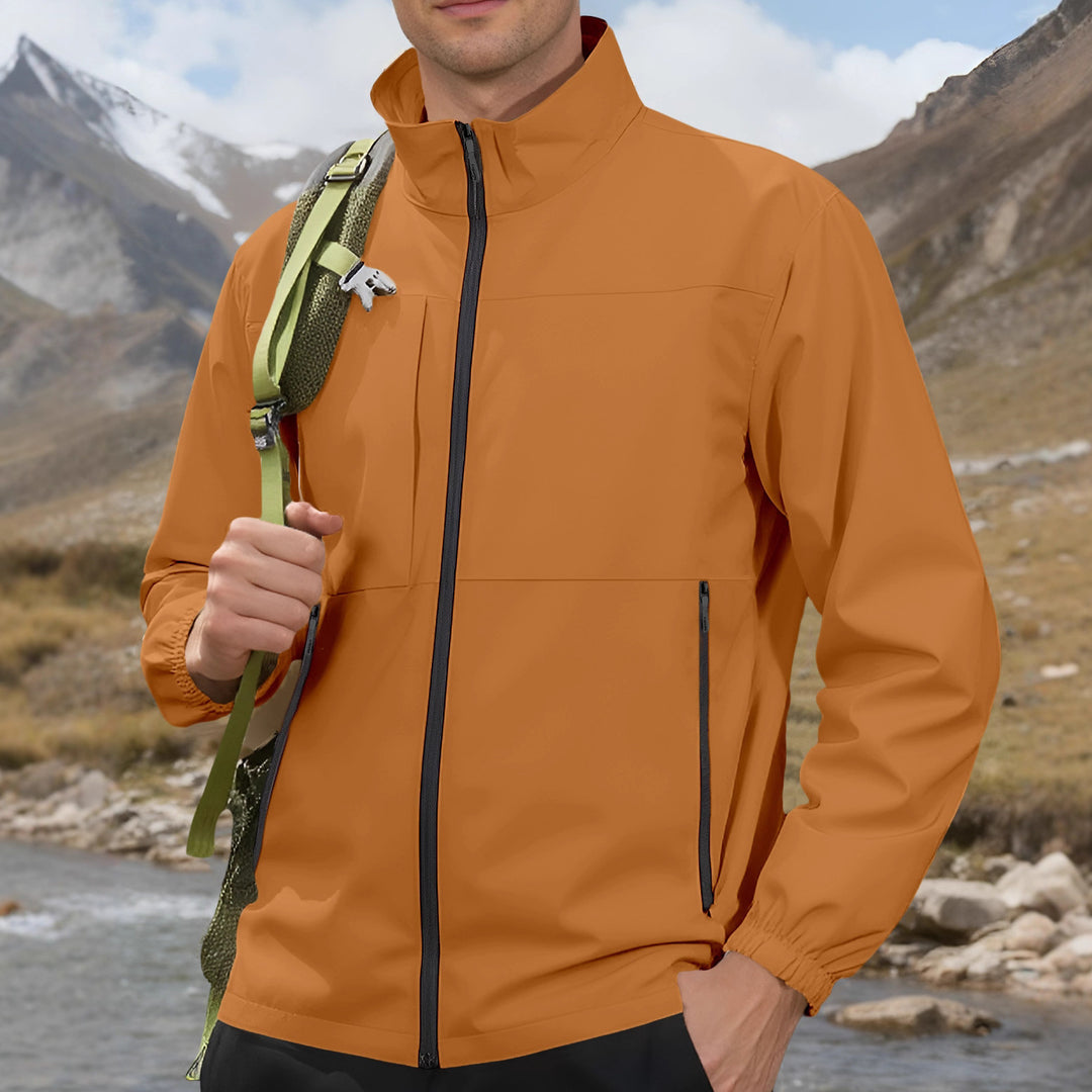 Herren leichte Windjacke mit praktischen Reißverschlusstaschen Echoarchiv
