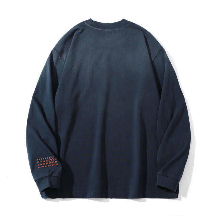 Unisex Oversize-Sweatshirt mit Vintage-Altschrift-Stickerei Echoarchiv