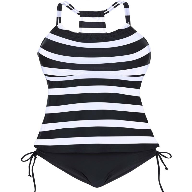 Damen Tankini-Set mit verstellbaren Trägern und raffinierten Details Echo Archiv