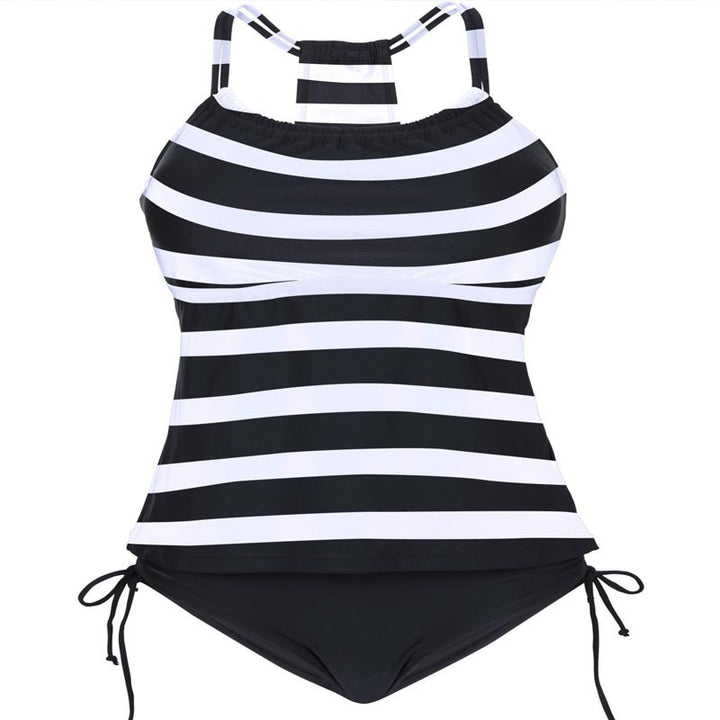 Damen Tankini-Set mit verstellbaren Trägern und raffinierten Details Echo Archiv