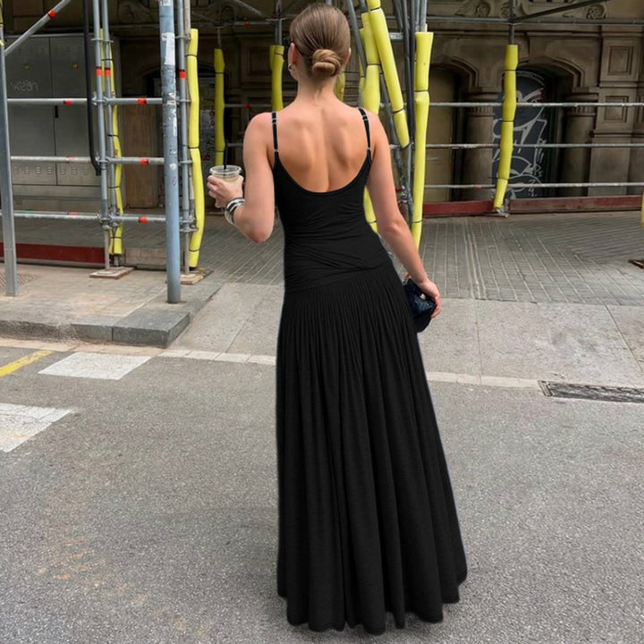 Damen Maxikleid mit einzigartigem Wickeldesign und taillierter Silhouette Echo Archiv