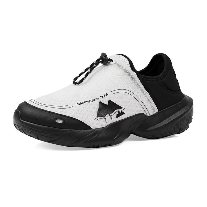 Unisex leichter atmungsaktiver Schlupfsneaker mit Schnellverschluss und stoßdämpfender Sohle Echoarchiv