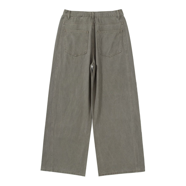 Damen Hochtaillierte Utility-Culotte-Hose mit weitem Bein und aufgesetzten Taschen Echoarchiv