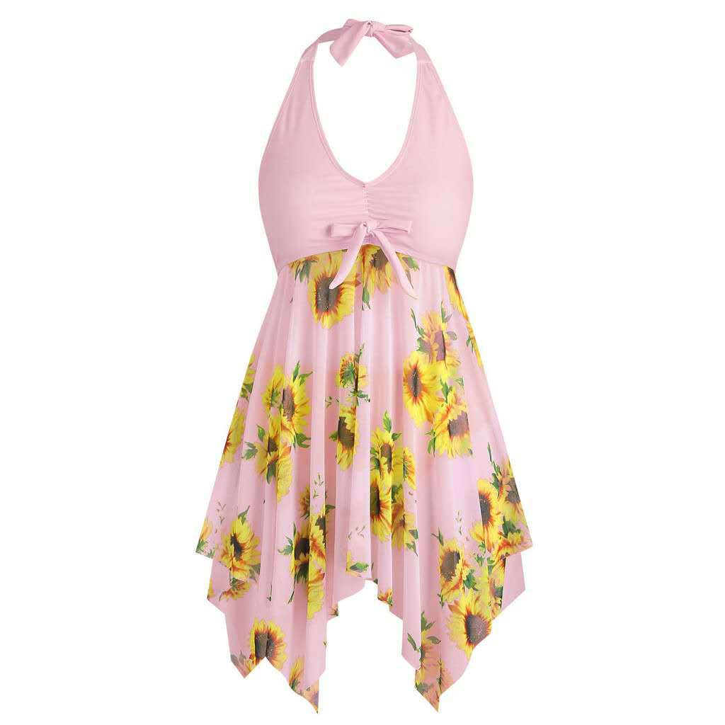 Damen Strandkleid mit verspieltem Blumendesign Echo Archiv