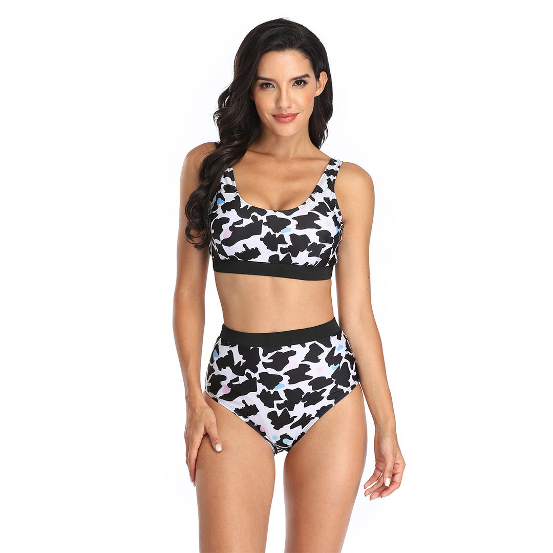 Damen Sport-Bikini mit hoch geschnittenem Hosenbund von Echo Archiv