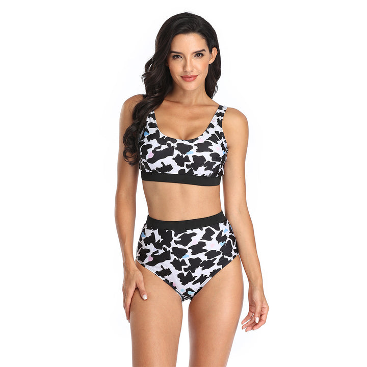 Damen Sport-Bikini mit hoch geschnittenem Hosenbund von Echo Archiv