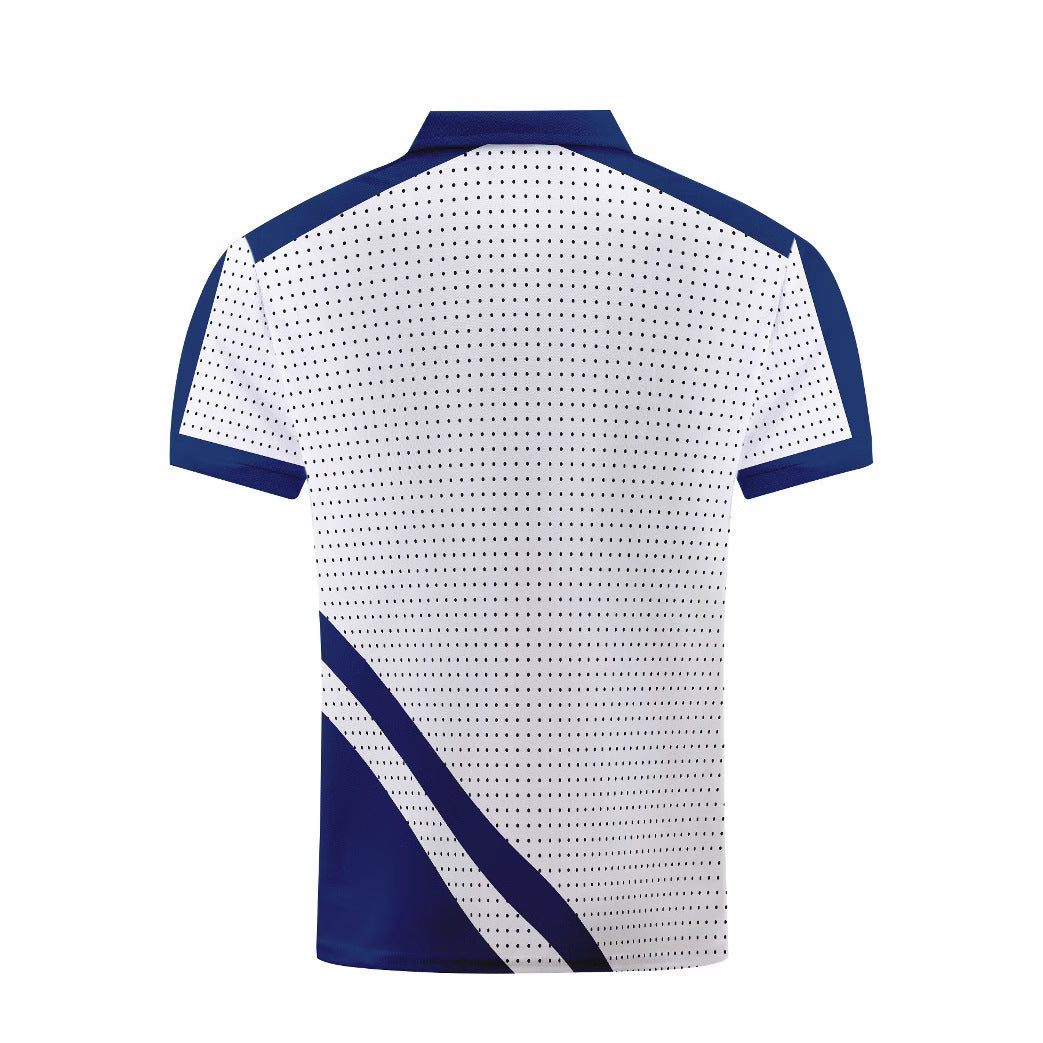 Herren Sportliches Kurzarm-Poloshirt mit modernem Reißverschluss Echoarchiv
